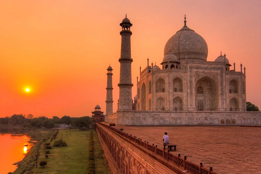 Taj Mahal at Sunrise